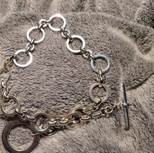 RL Silvertone 18" Necklace NWOT
